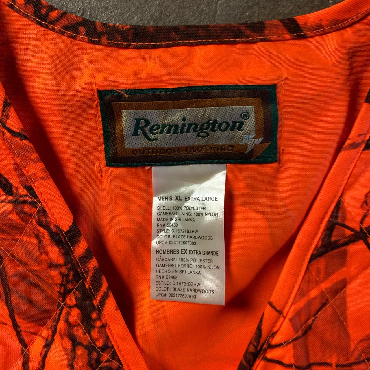 Orange Remington Realtree Print Vest Jacket - XL
