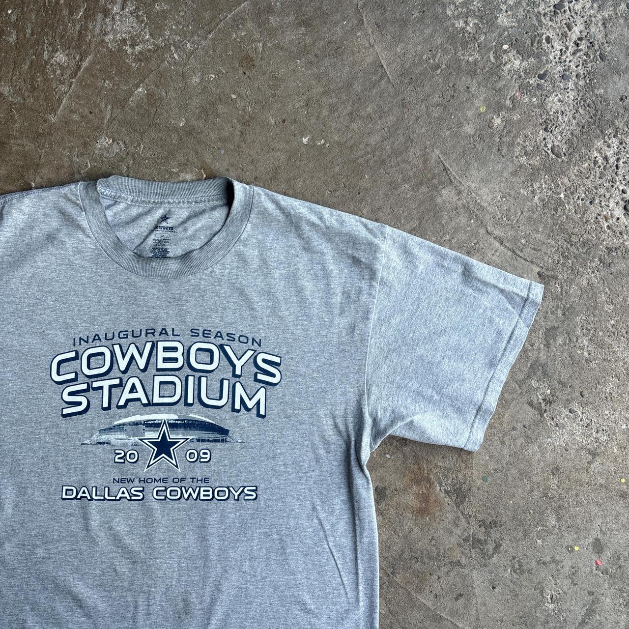 Grey Dallas Cowboys Stadium 2009 T-Shirt