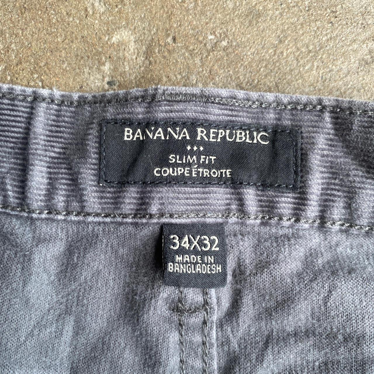 Grey Banana Republic Corduroy Trousers - W34