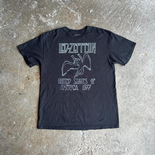 Black Led Zeppelin Graphic T-Shirt