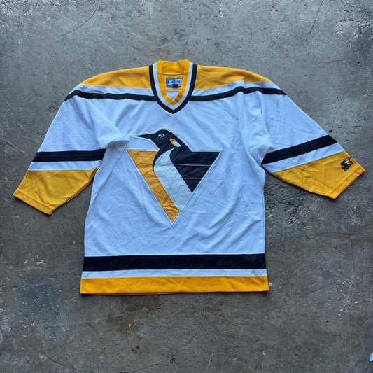 Vtg Pittsburgh Penguins Starter Jersey Mens 1990s NHL Hockey Jersey