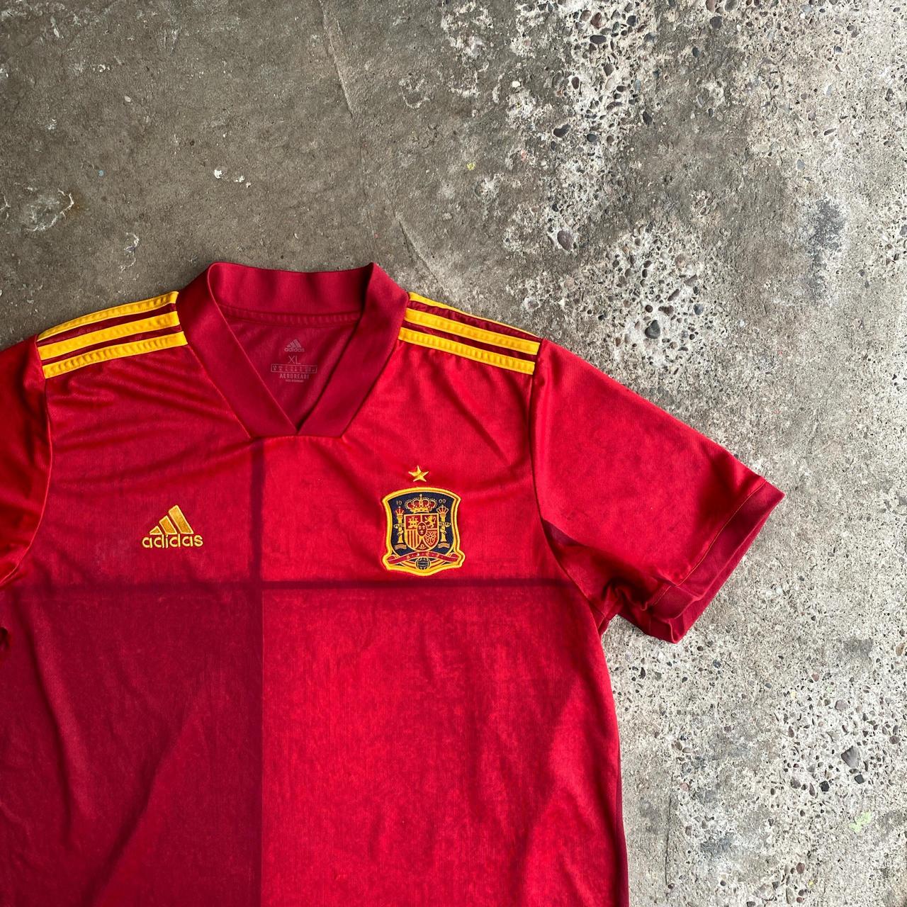 Red Adidas 2020/21 Spain National Team Home Shirt - XL