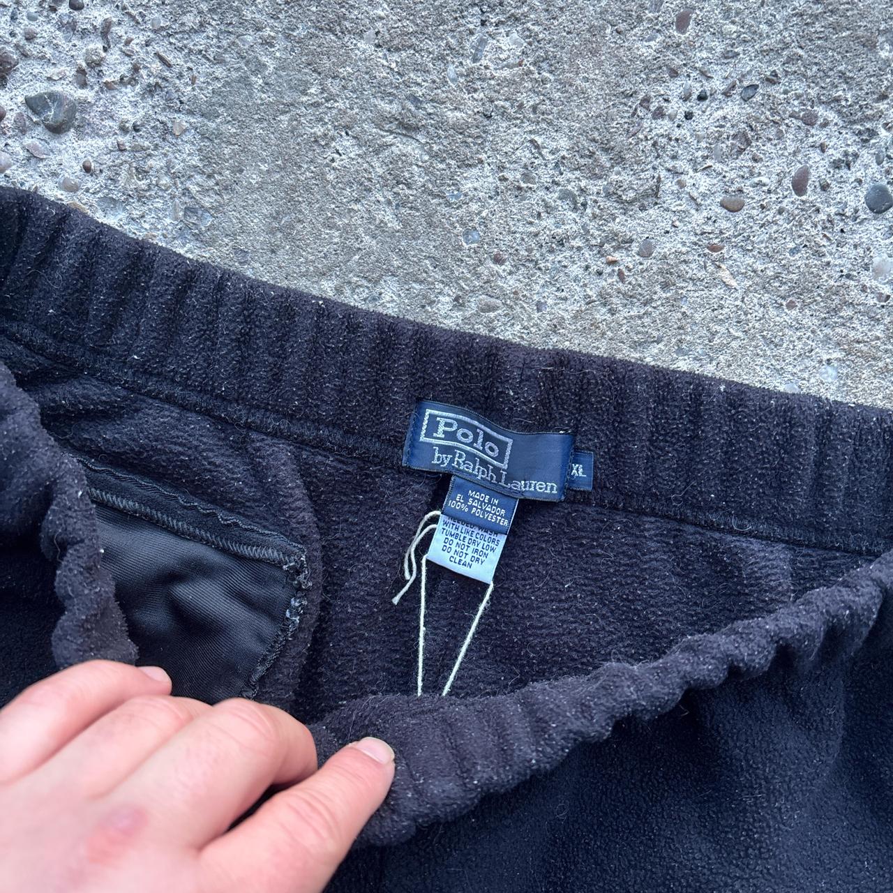Vintage Black Fleek Polo Ralph Lauren Joggers - XL