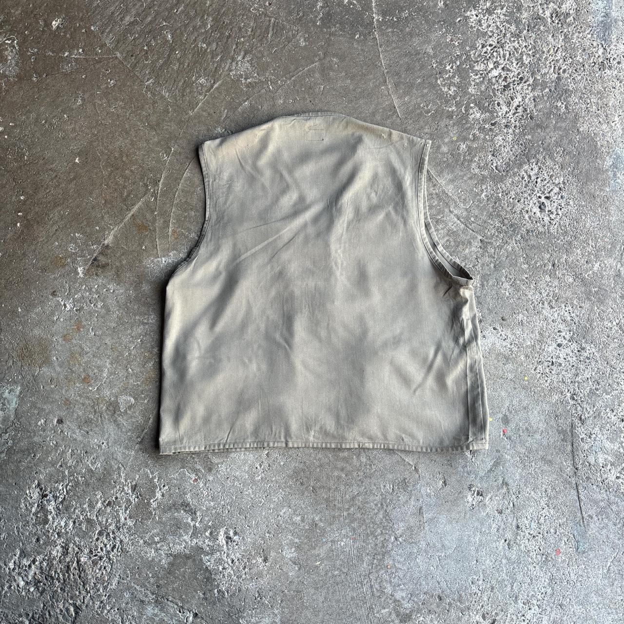 Tan Utility Vest w/ Multiple Pockets - L