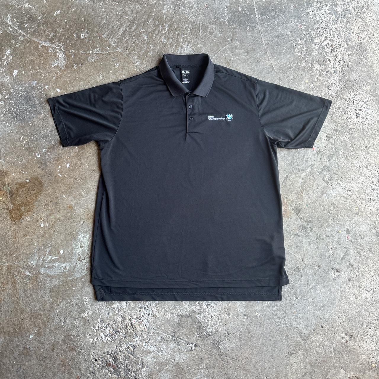 Black BMW Championship Adidas Golf Polo Shirt