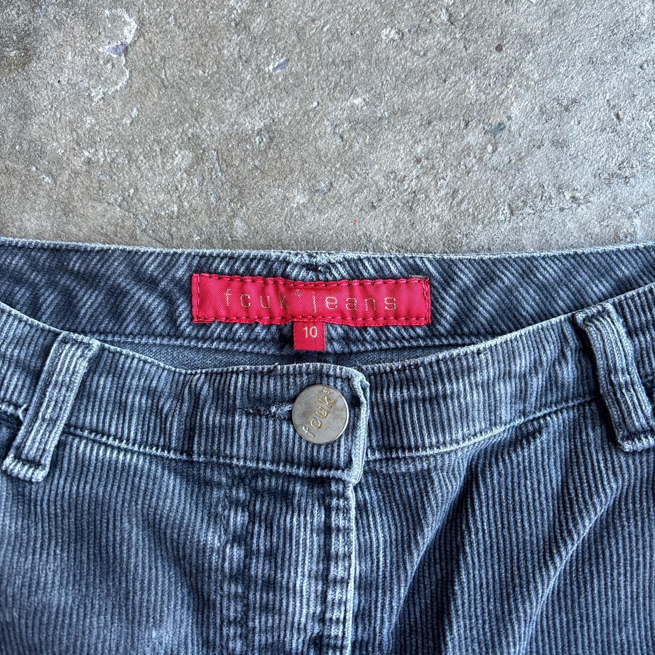 Navy Corduroy French Connection / FCUK y2k Pencil Skirt