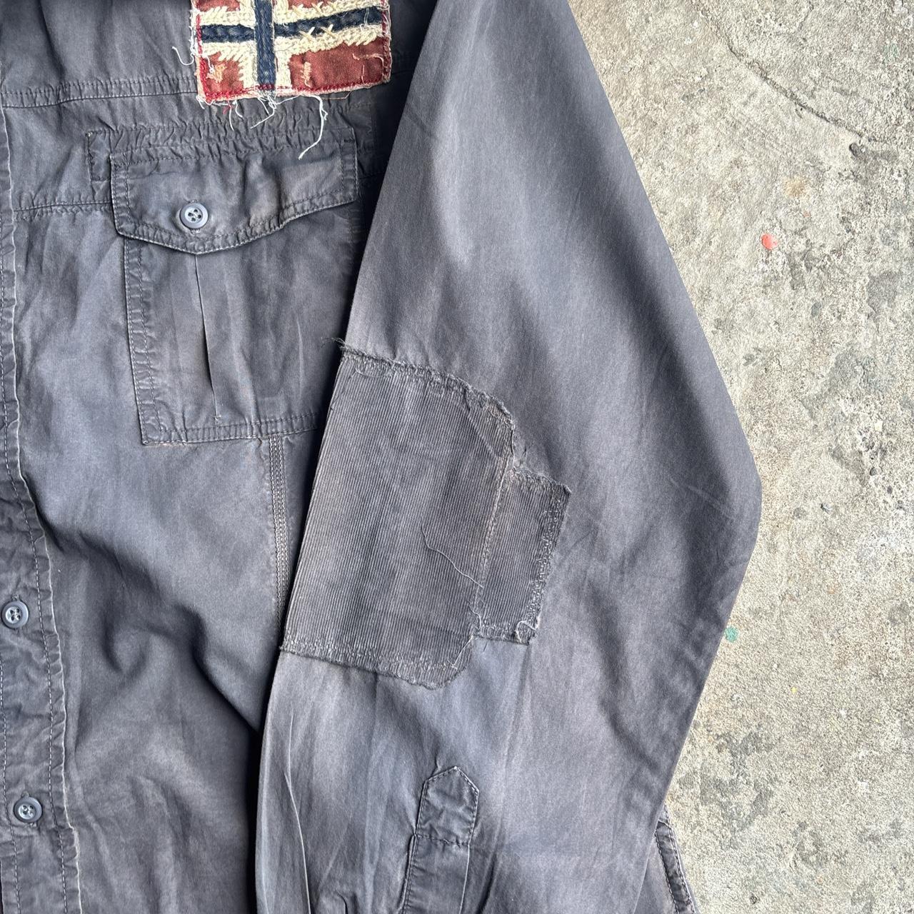 Dark Grey Napapijri Long Sleeve Shirt