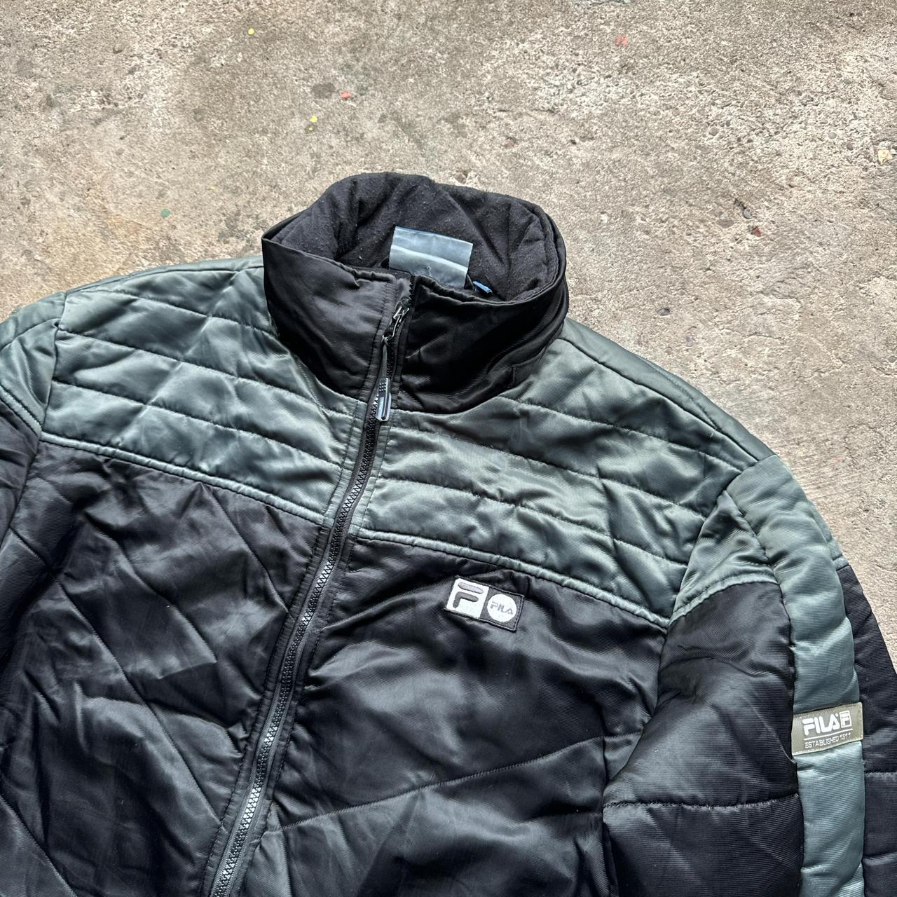 Black and grey Fila jacket