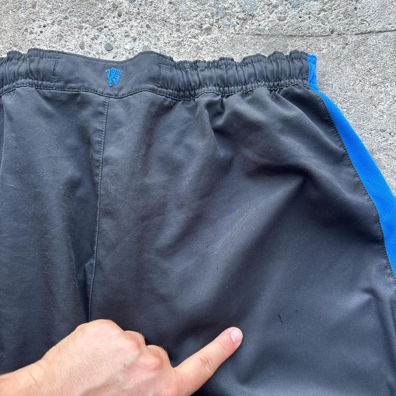 Black and blue Nike Football shorts - M