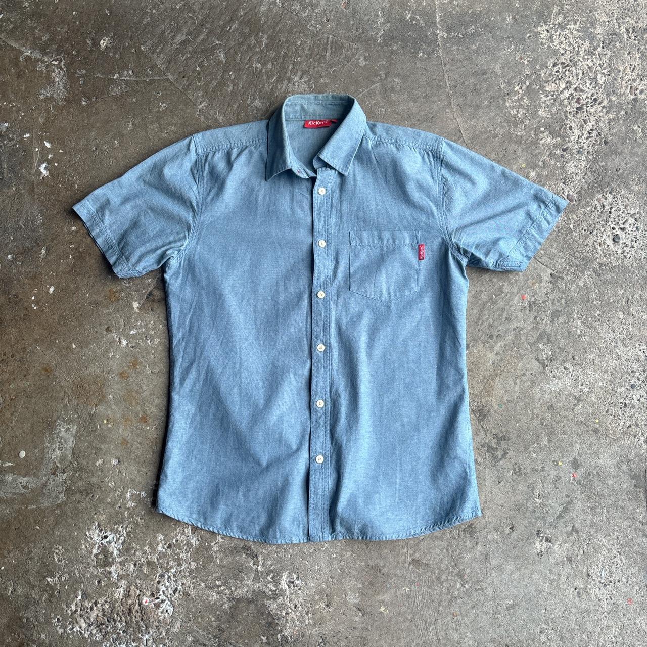 Blue Denim ‘Kickers’ Short Sleeve Shirt