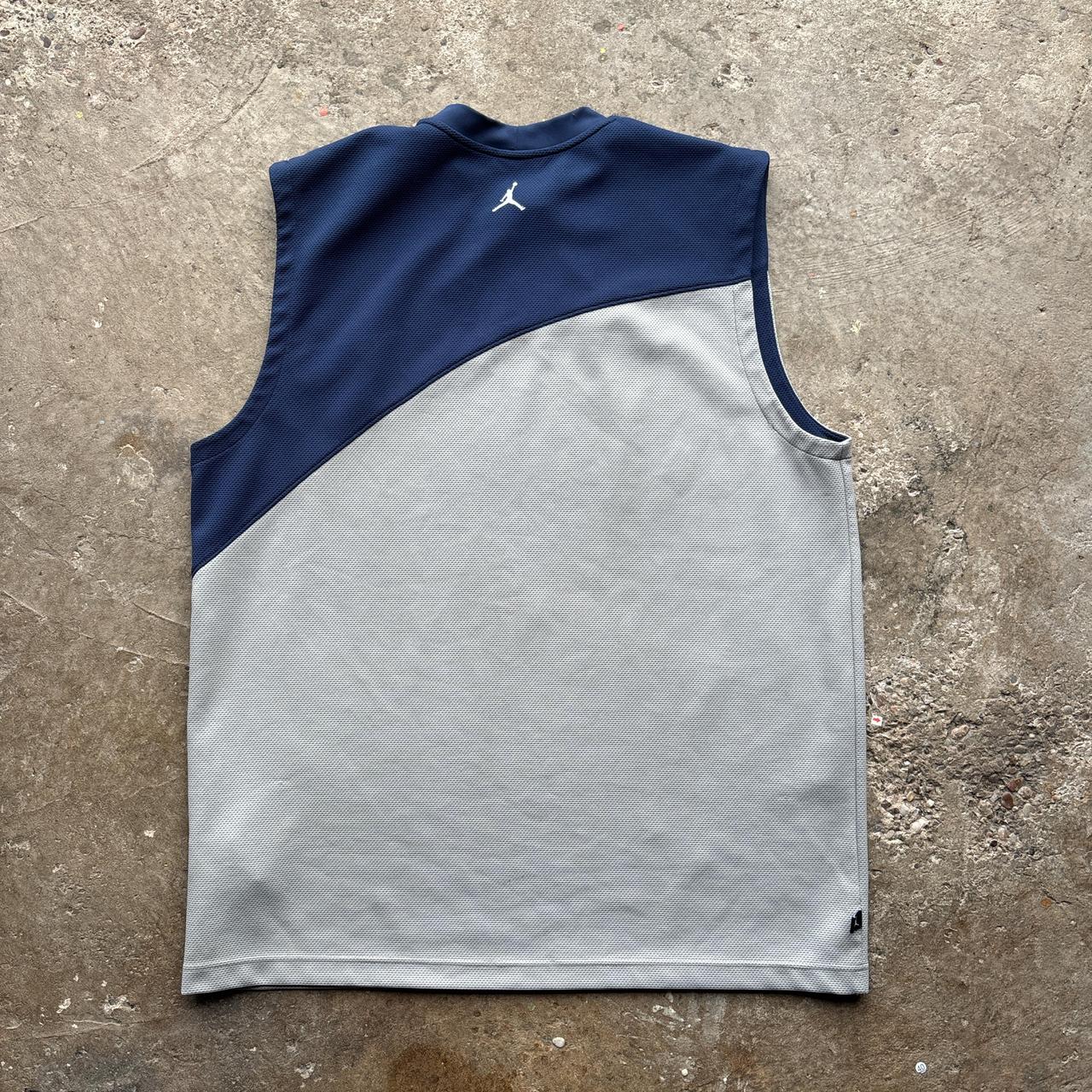 00s blue and grey Jordan activewear vest