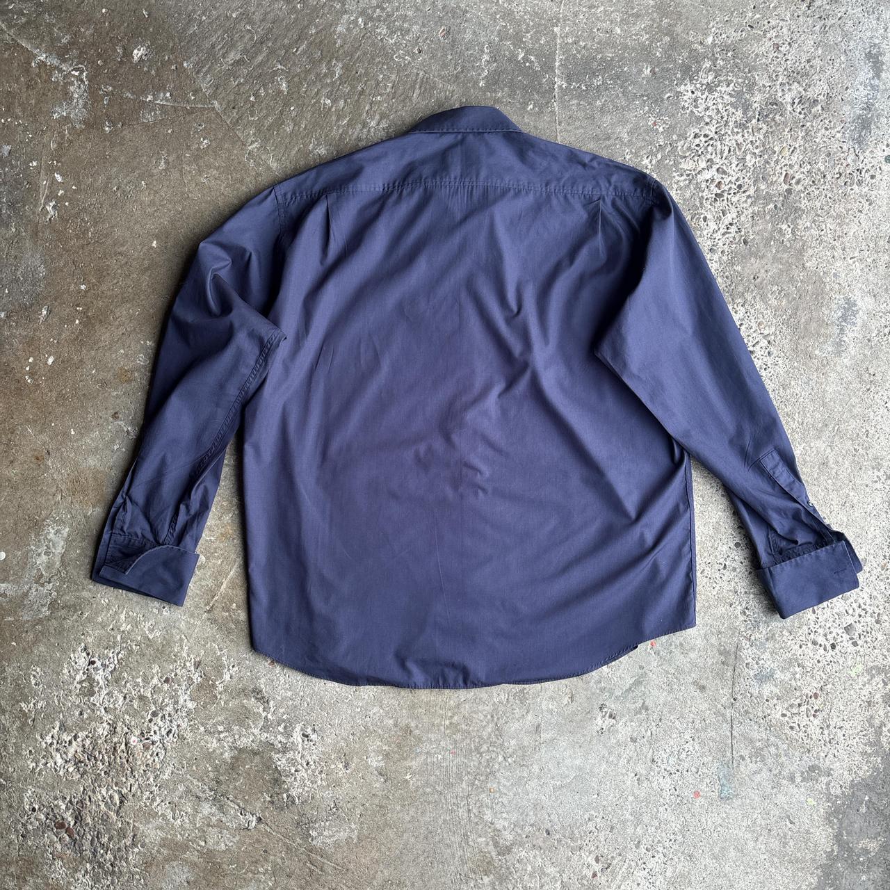 Navy Yves Saint Laurent Button Up Shirt - 2XL