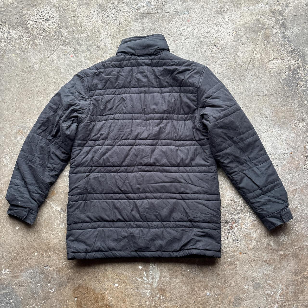 Black Adidas puffer jacket with embroidered logo