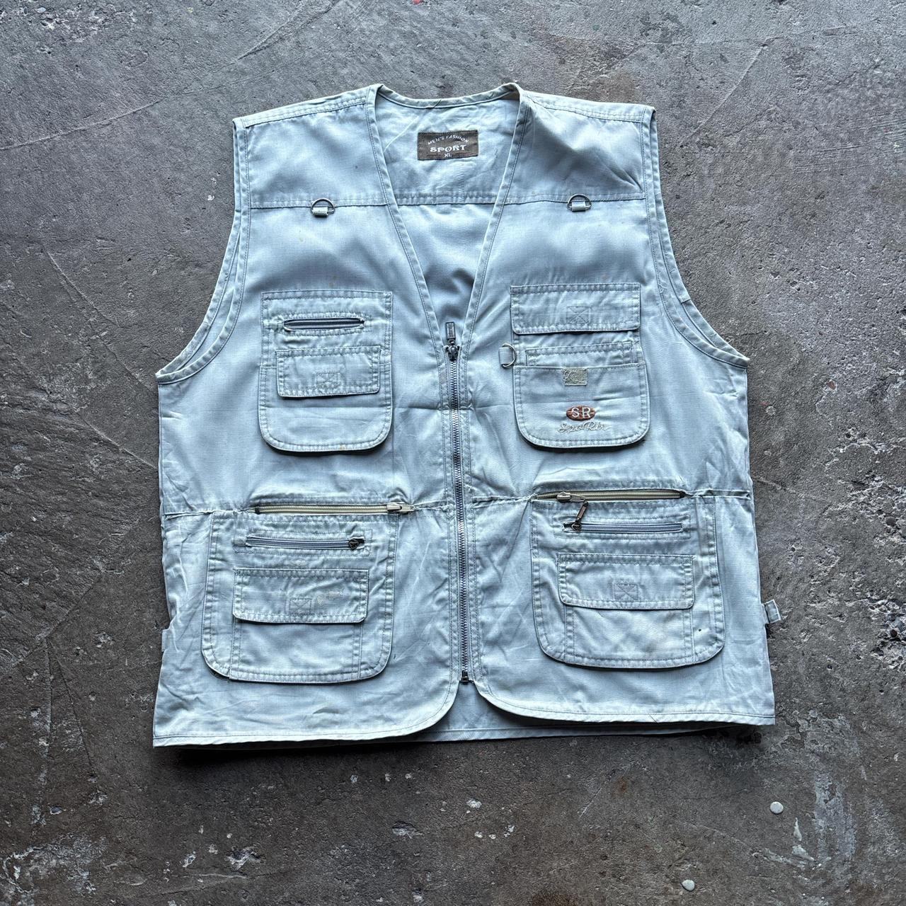 Vintage Grey technical vest - XL