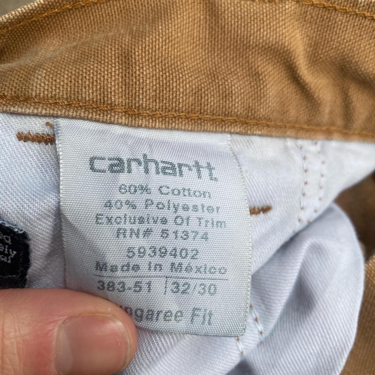 Tan Carhartt Workwear Carpenter Pants - W32