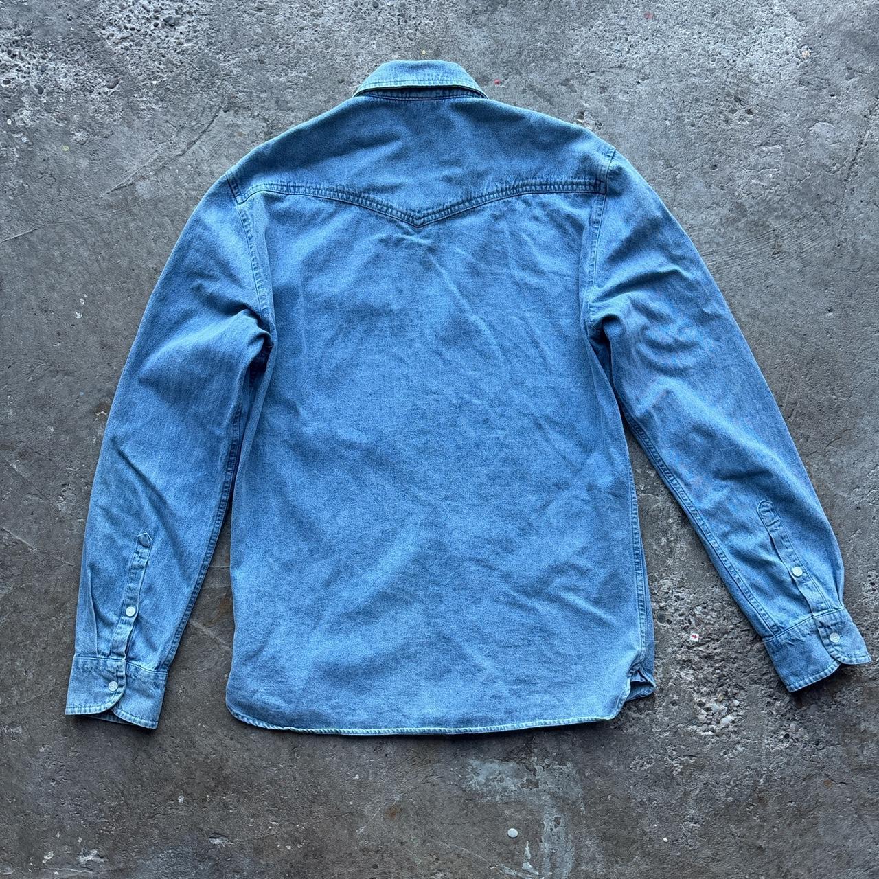 Blue Blakely denim shirt
