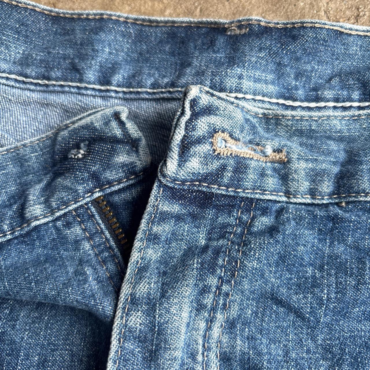 Blue Denim Carpenter Jean Shorts