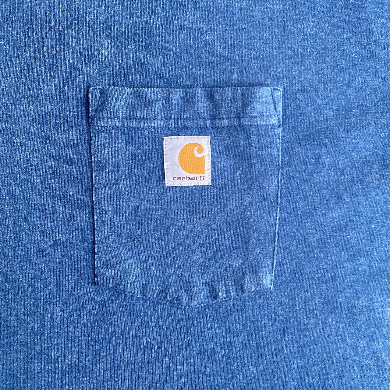 Blue Carhartt Pocket T-Shirt - 3XL