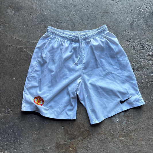 Vintage white Manchester United Nike shorts