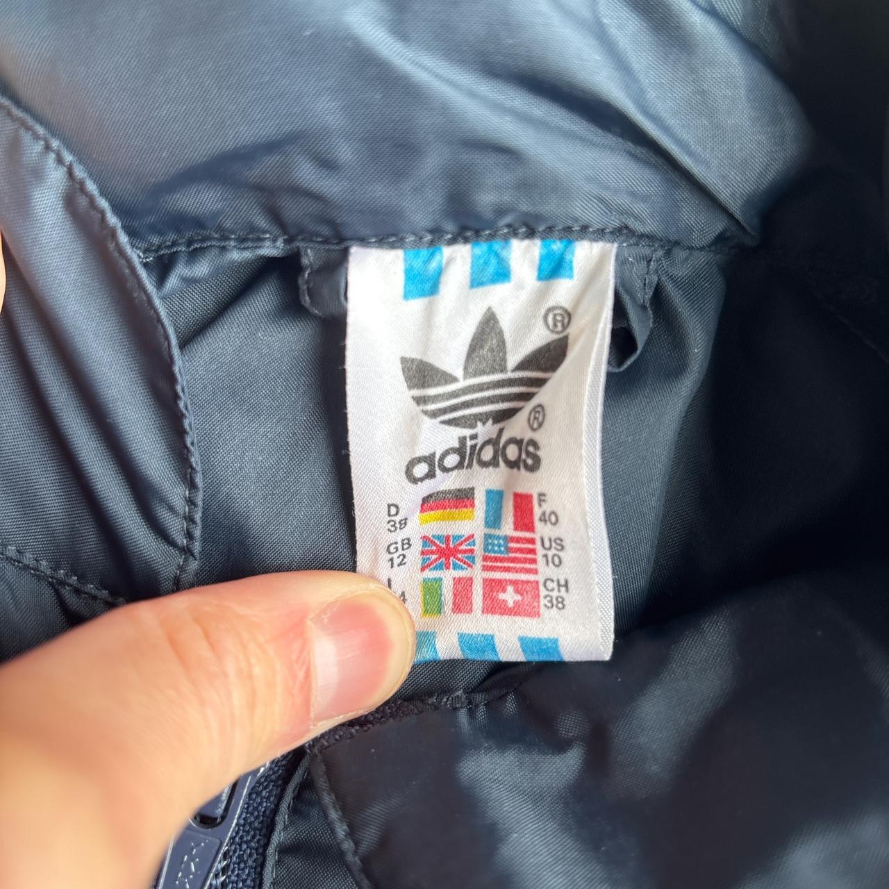 Navy Blue Adidas Windbreaker - 12 (women’s)