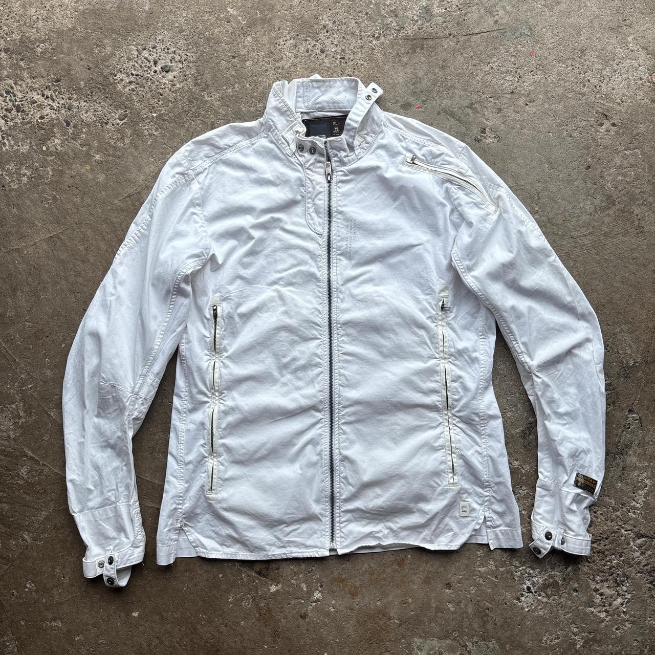 White G-Star Raw Utility Jacket - XL