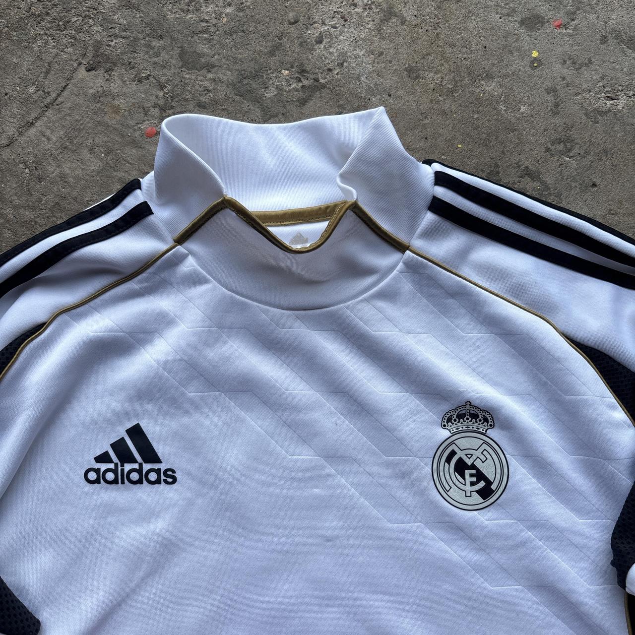 White Adidas Real Madrid training sweatshirt - L