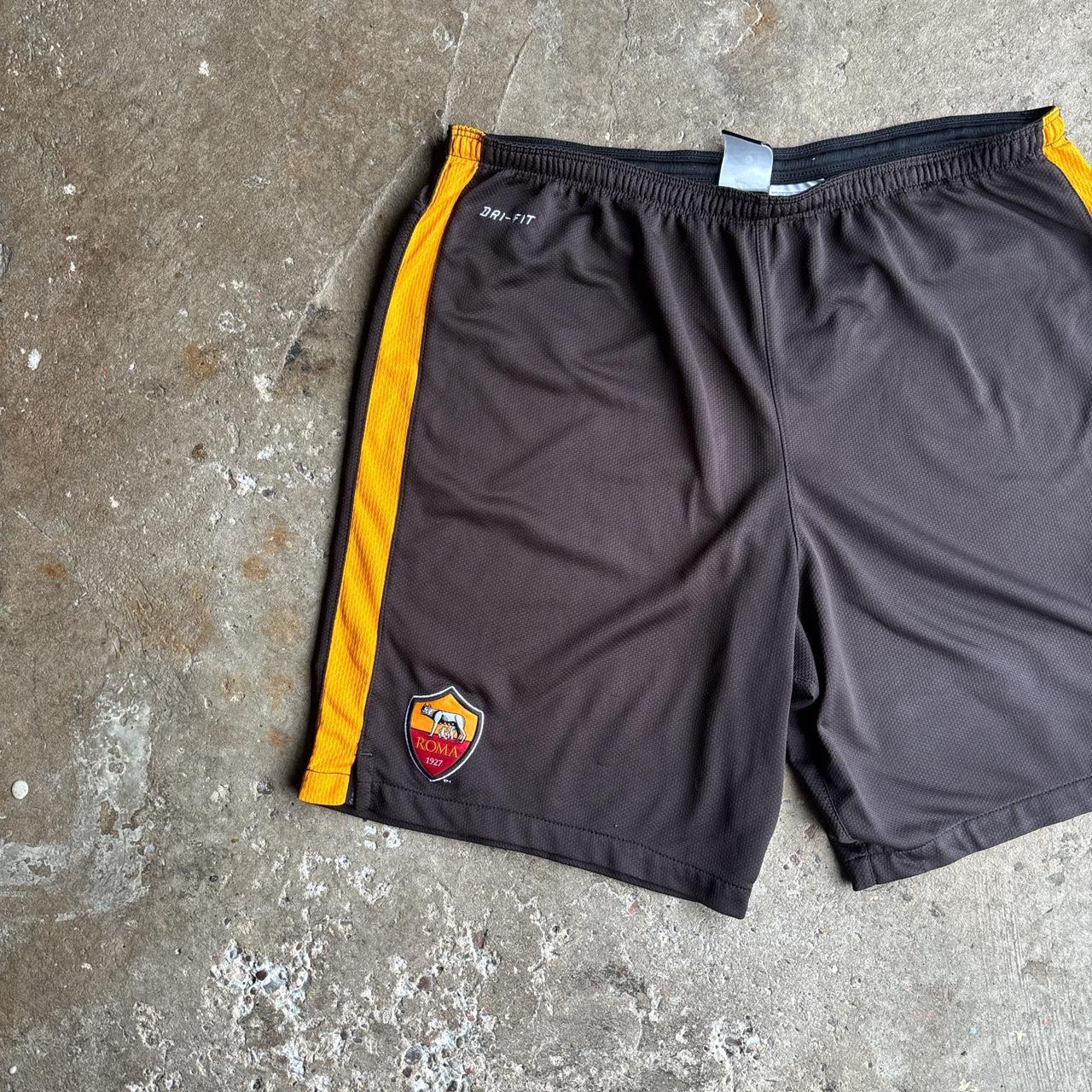Brown Nike Roma Dri-Fit Football Shorts