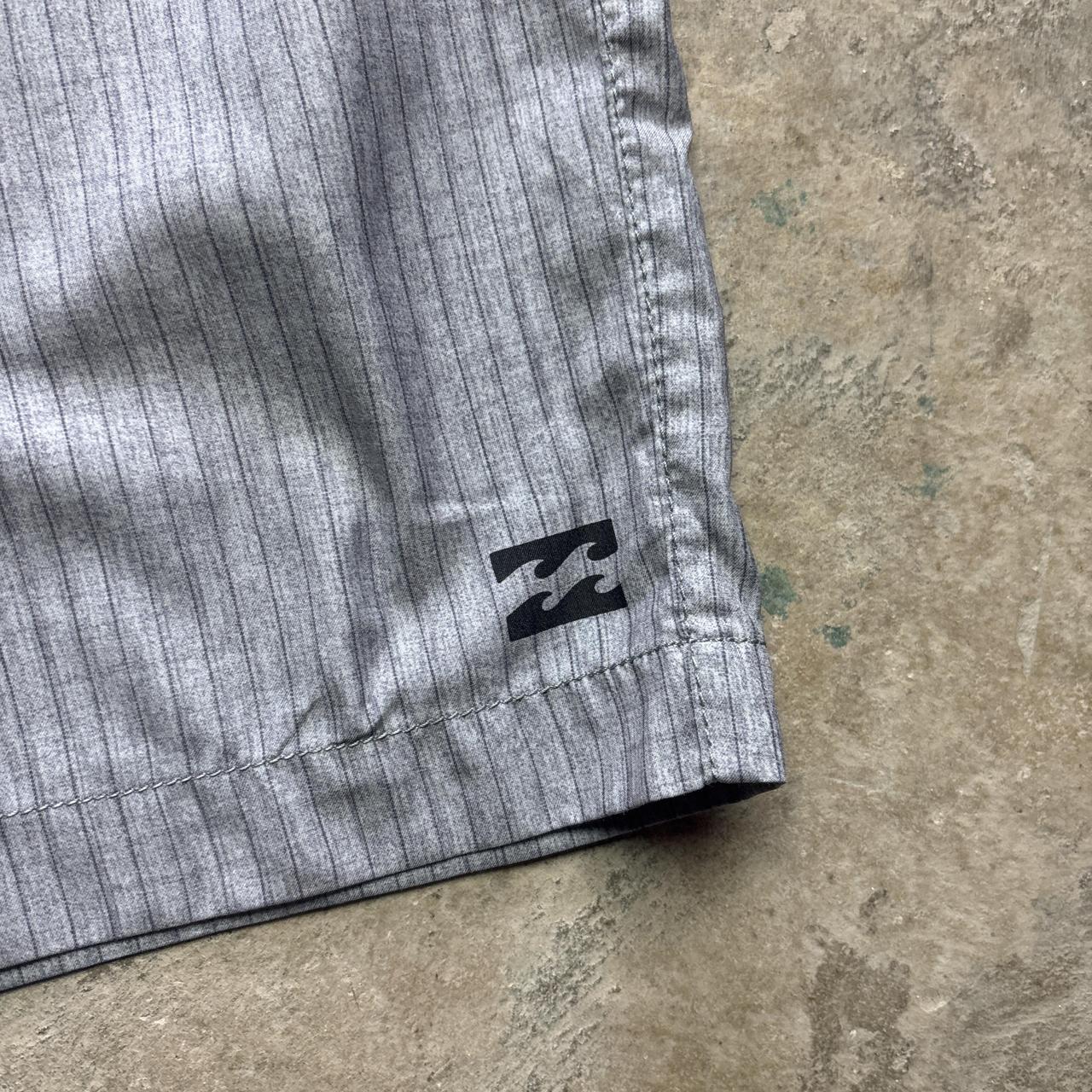 Grey Billabong pin stripe shorts - W31