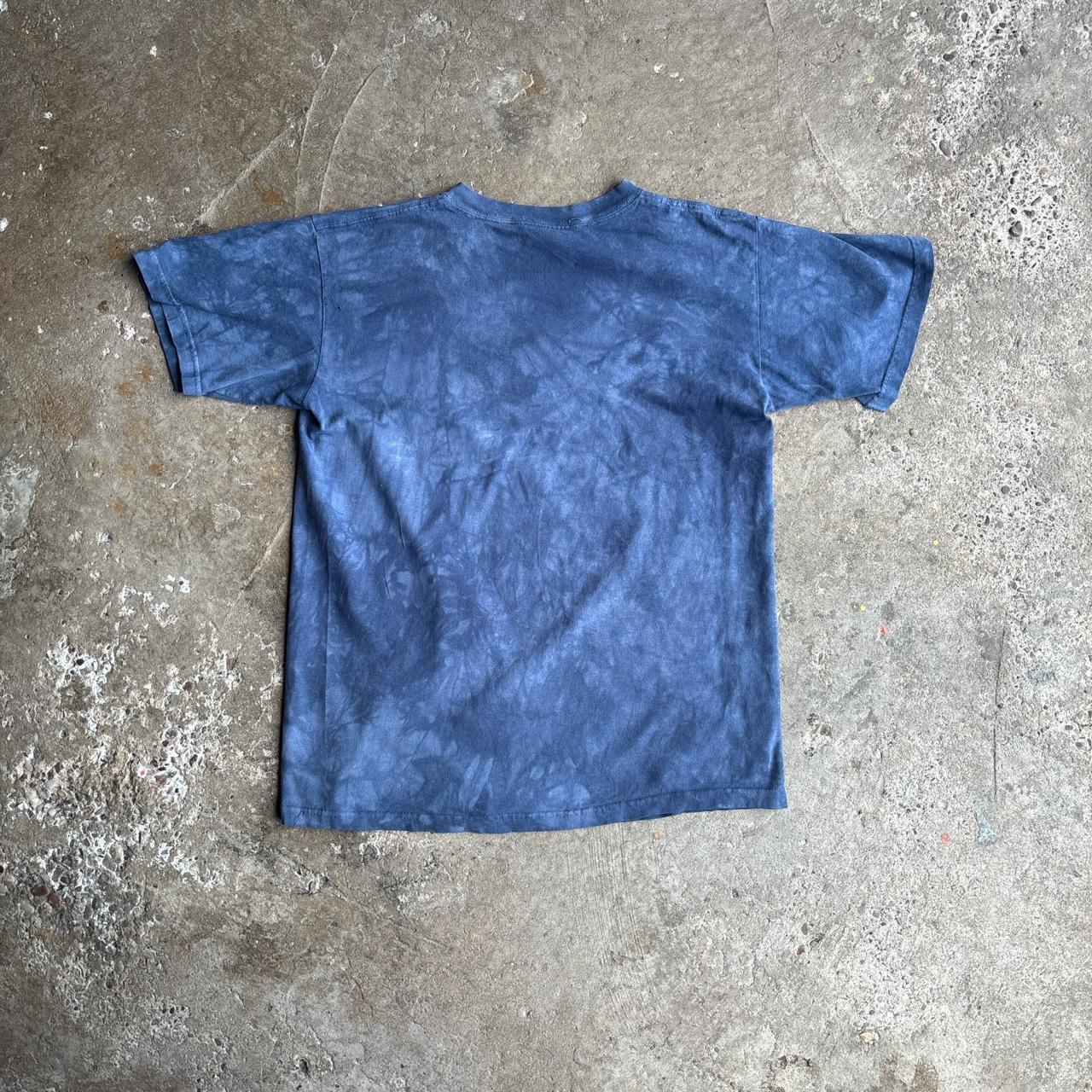 Blue Tie Dye ‘The Mountain’ Graphic T-Shirt