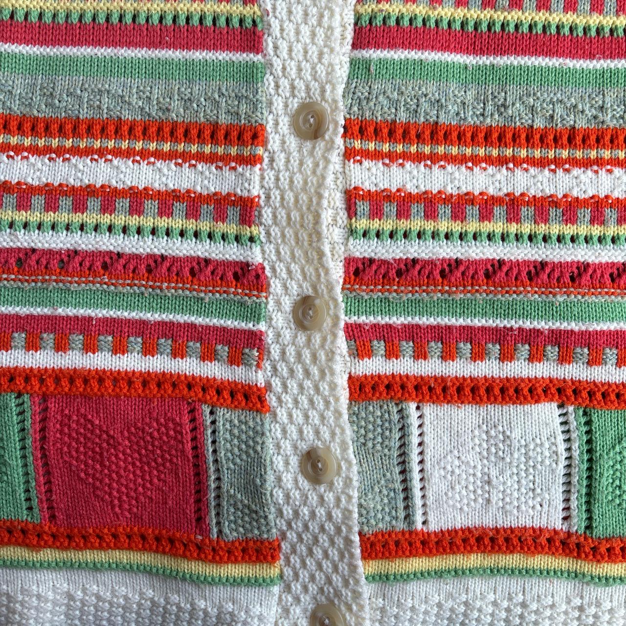 Multi Coloured Knitted Cardigan