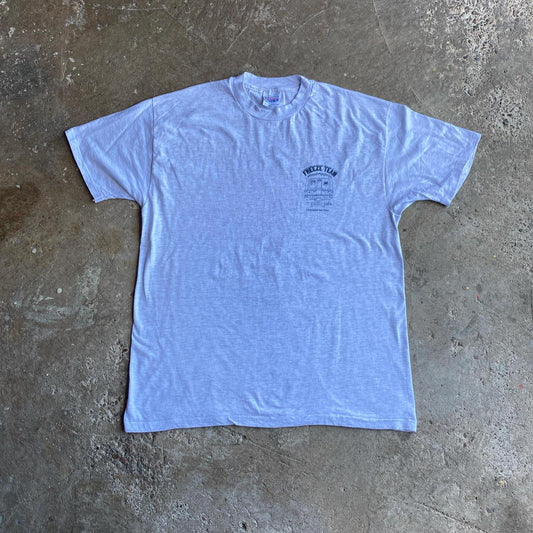 Grey ‘Freeze Team’ Graphic T-Shirt - XL