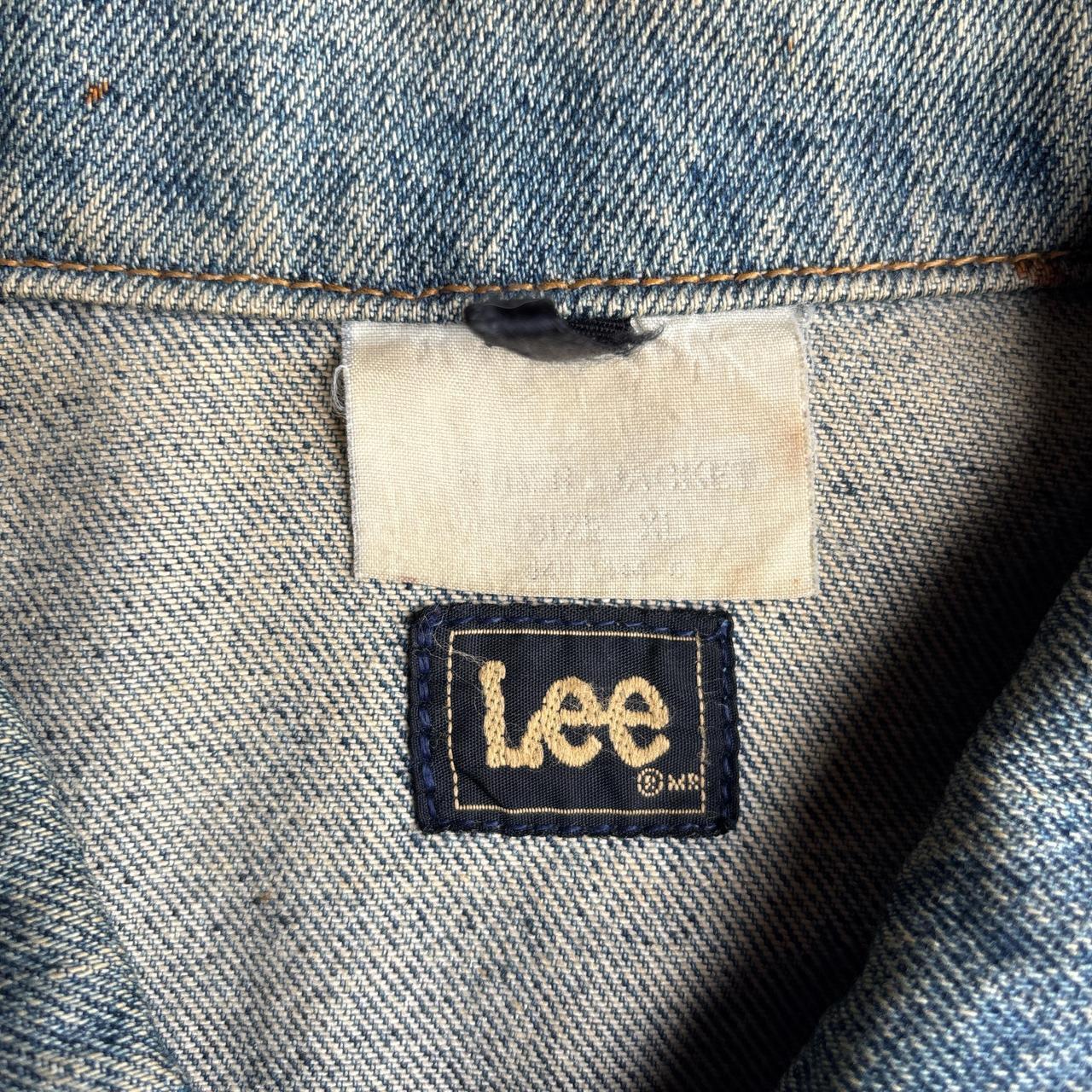 Washed Blue Lee Denim Jacket - XL