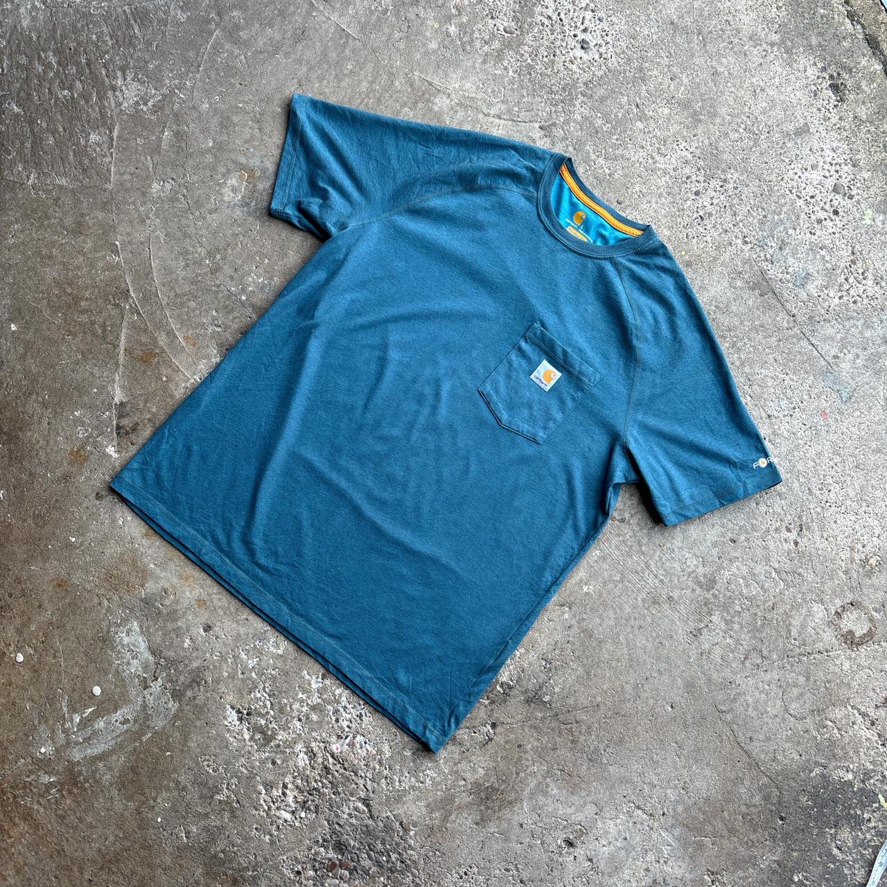 Teal Carhartt Pocket T-Shirt