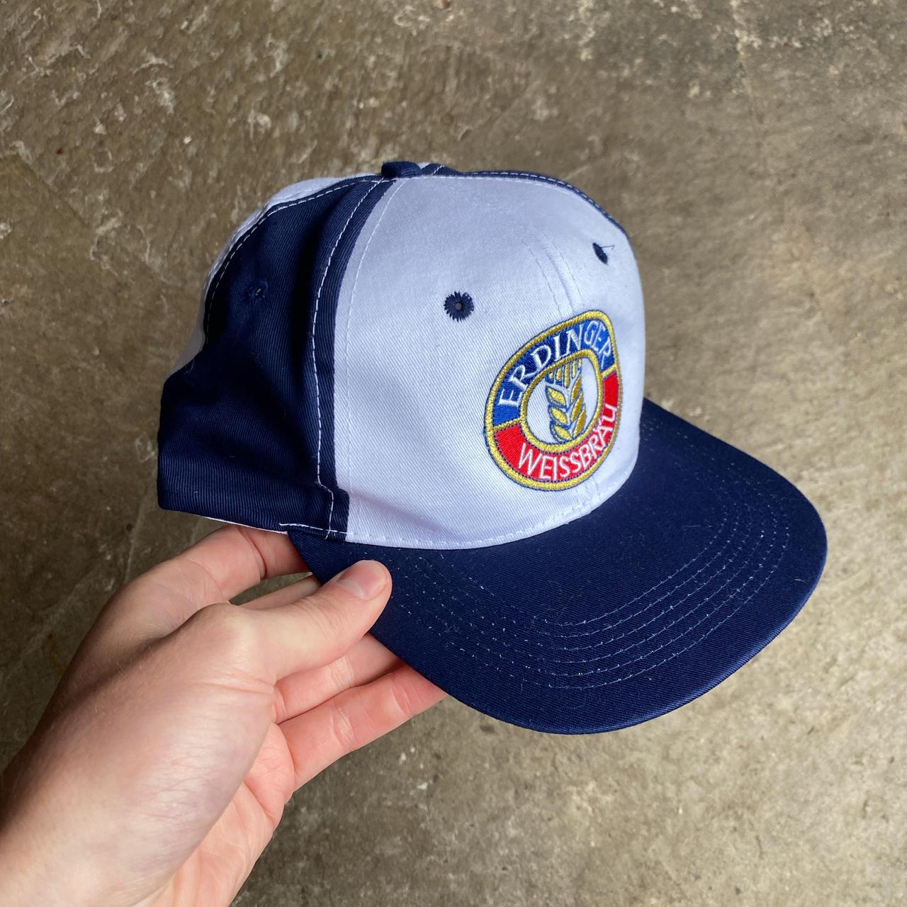 Navy & White Erdinger SnapBack Cap - One Size