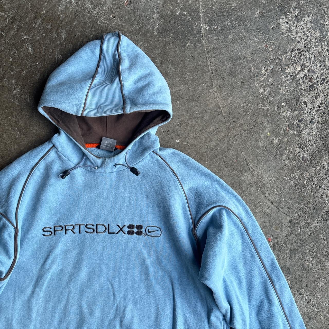 Light Blue Vintage Nike SPRTSDLX Hoodie