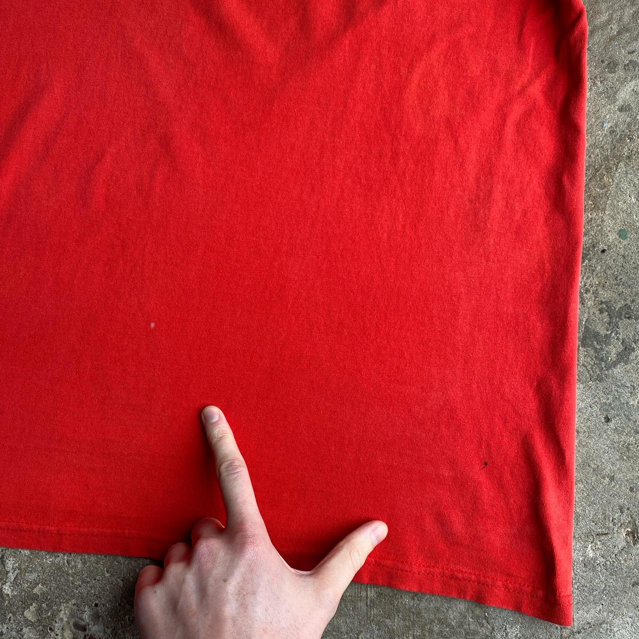 2002 Anaheim Angels Red Graphic Champions Lee T-Shirt - L