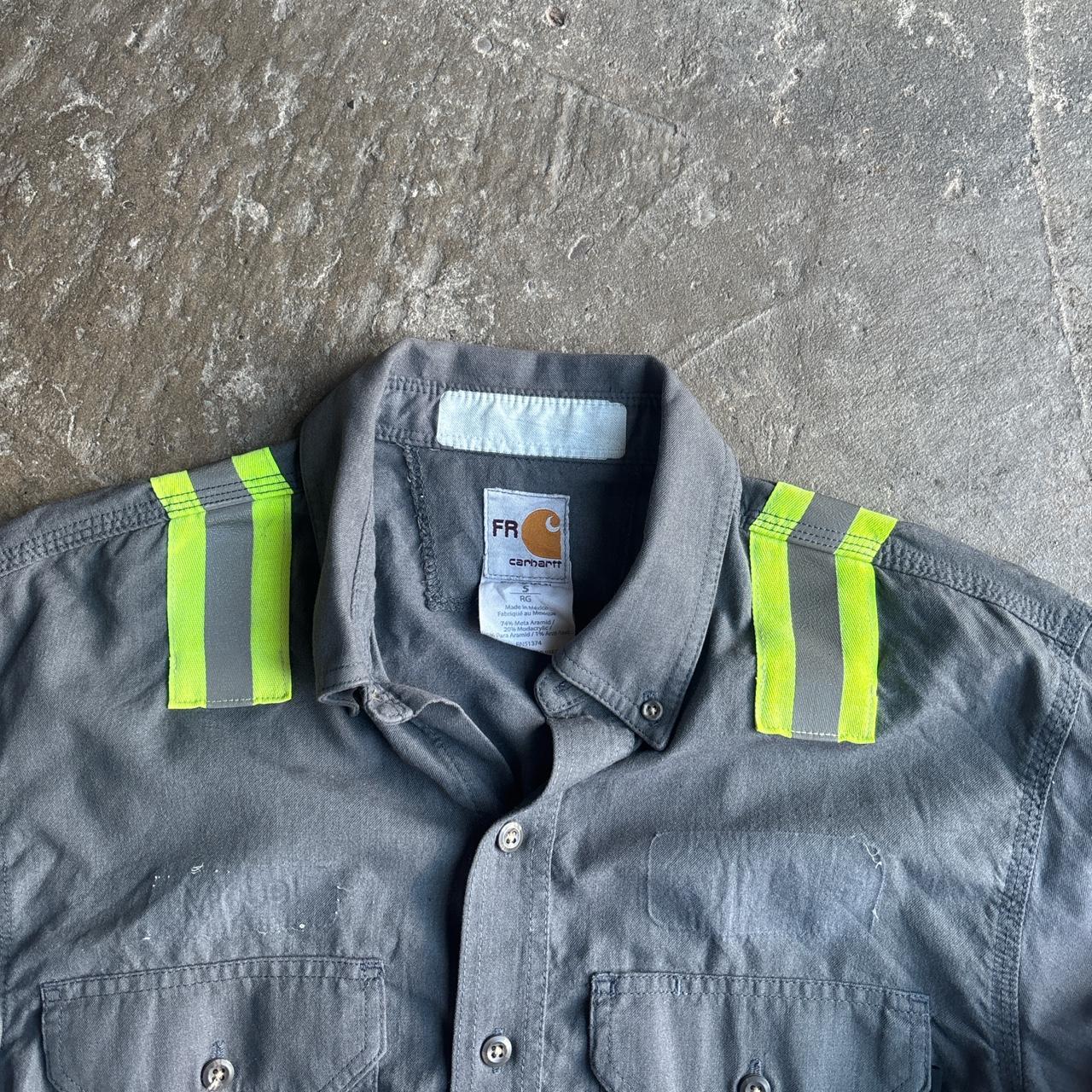 Green Carhartt Fire Resistant Workwear Shirt