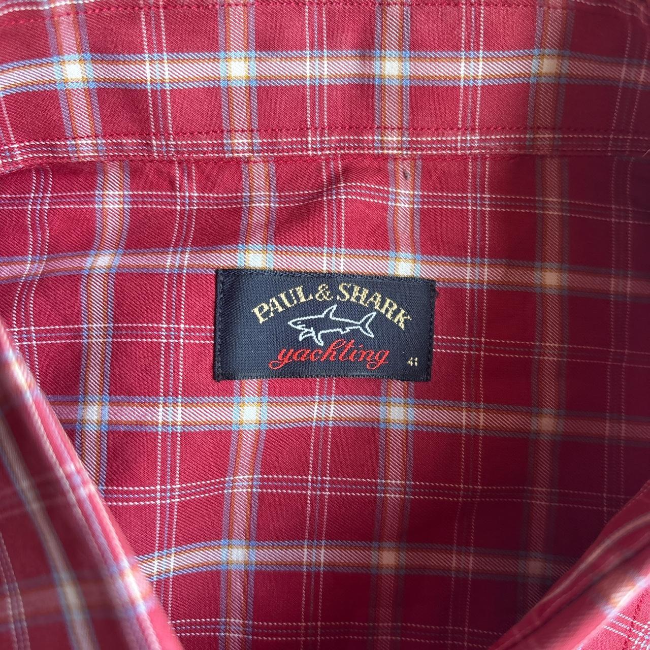 Vintage Paul & Shark Red Checkered Shirt
