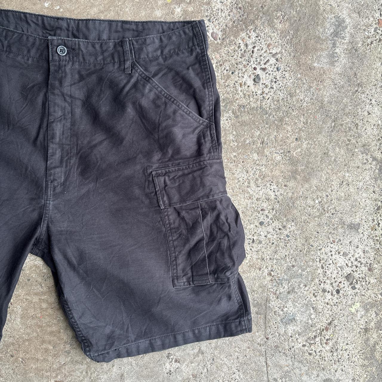 Black Cotton Levi’s Cargo Shorts