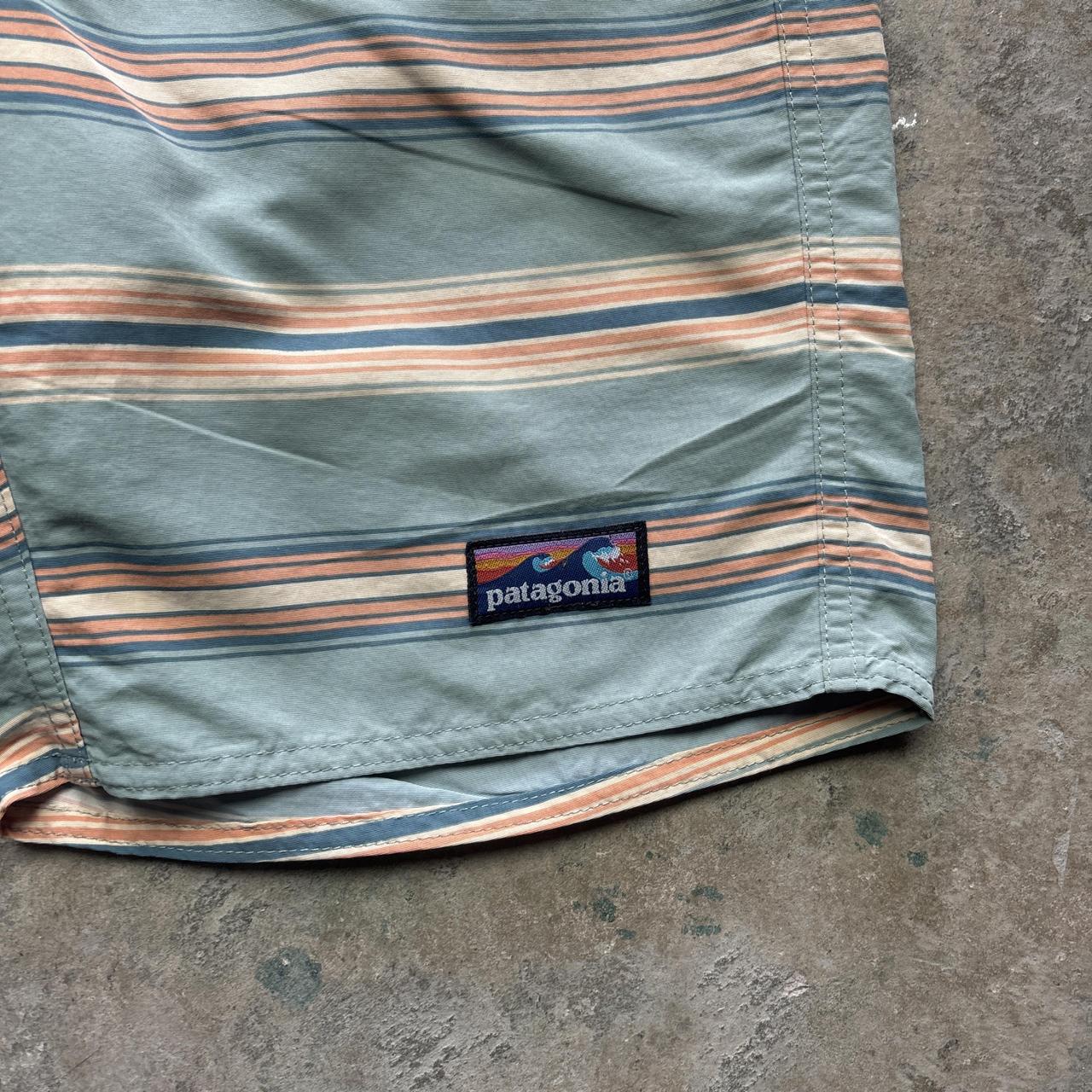 Striped Patagonia board shorts - W27/boys L