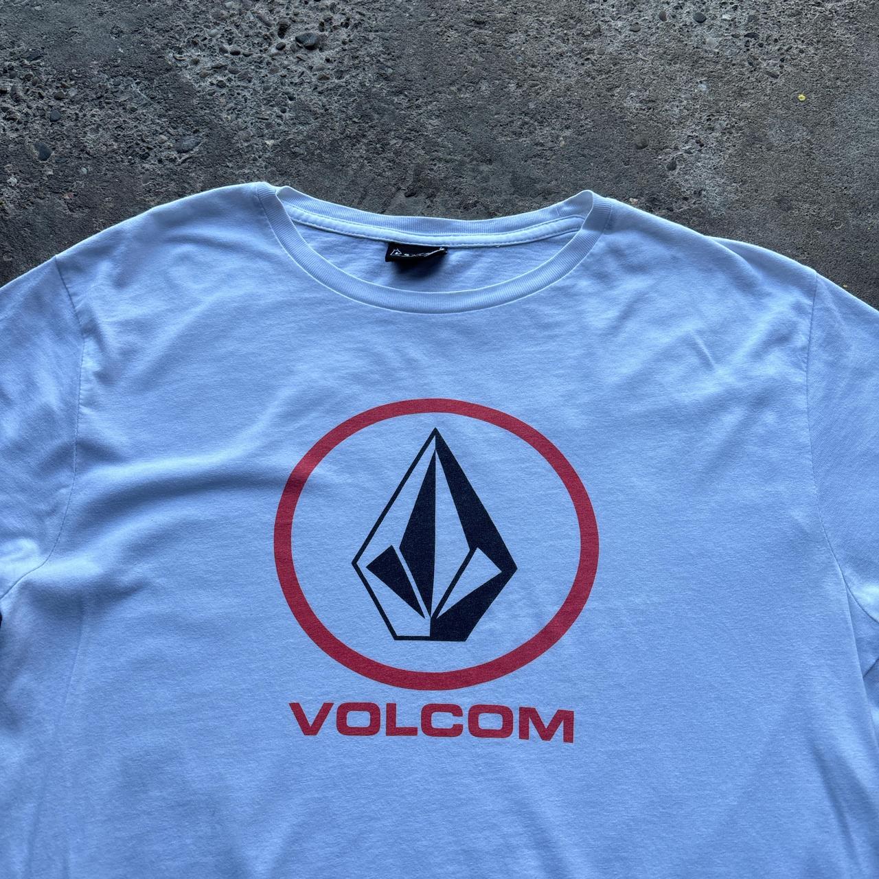 Vintage White Volcom graphic t-shirt - S