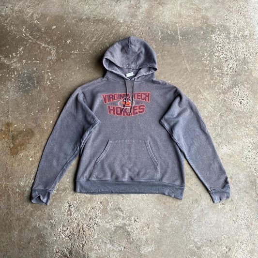 Grey Graphic Champion Hoodie - M