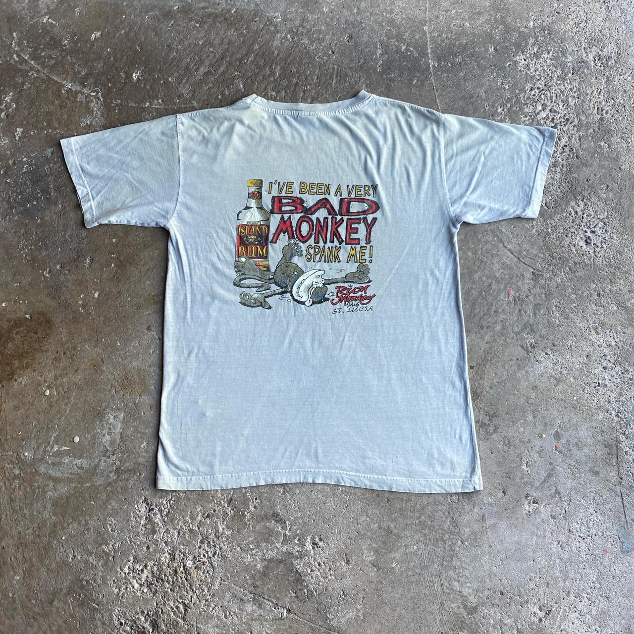Grey Graphic Rum T-Shirt - 2XL