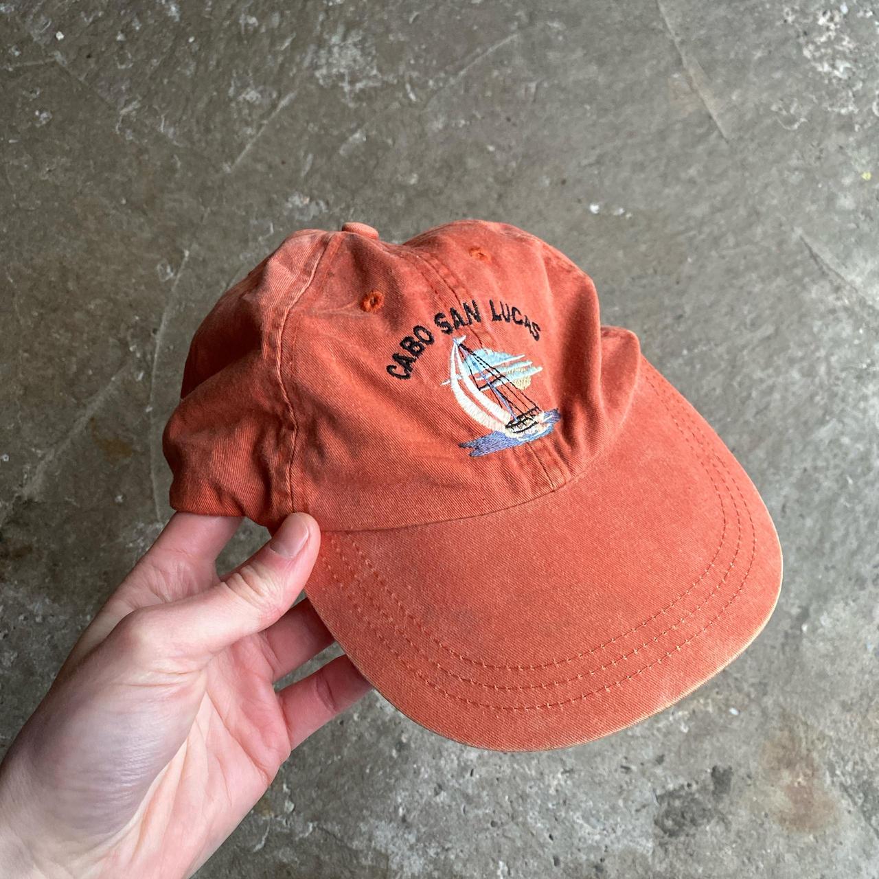 Orange Cabo San Lucas Embroidered Cap - One Size
