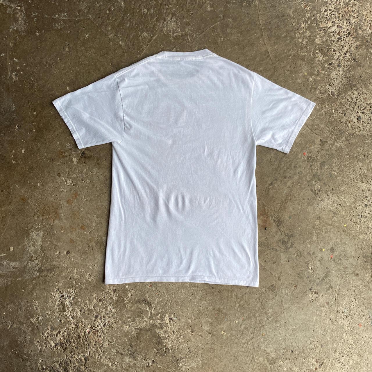White Graphic Bar T-Shirt - S