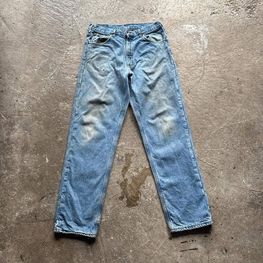 Distressed Carhartt blue denim jeans - W34