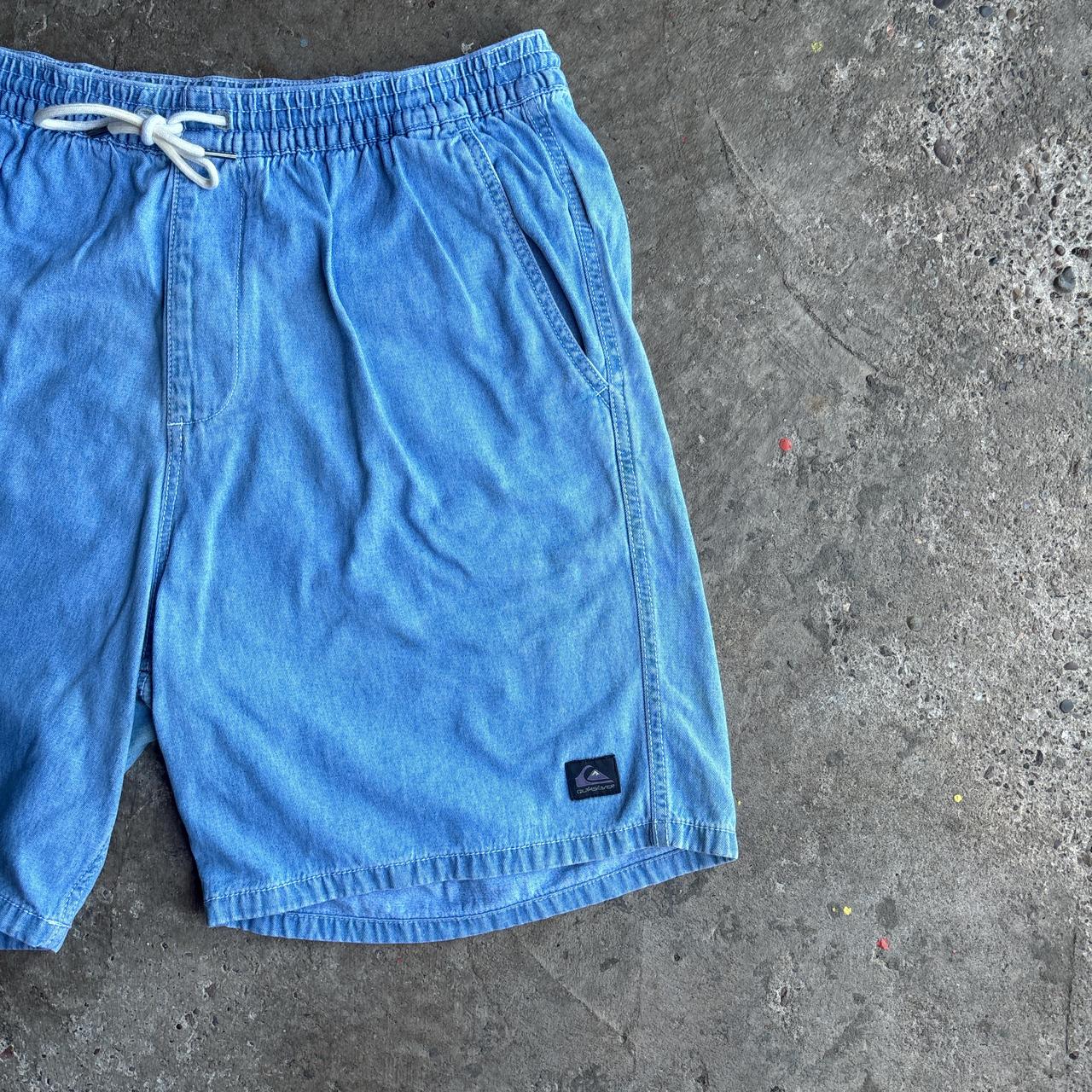 Blue Quiksilver Denim Style Relaxed Shorts