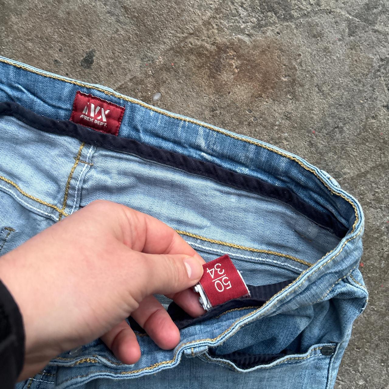 Light blue Avirex straight-leg jeans - W34