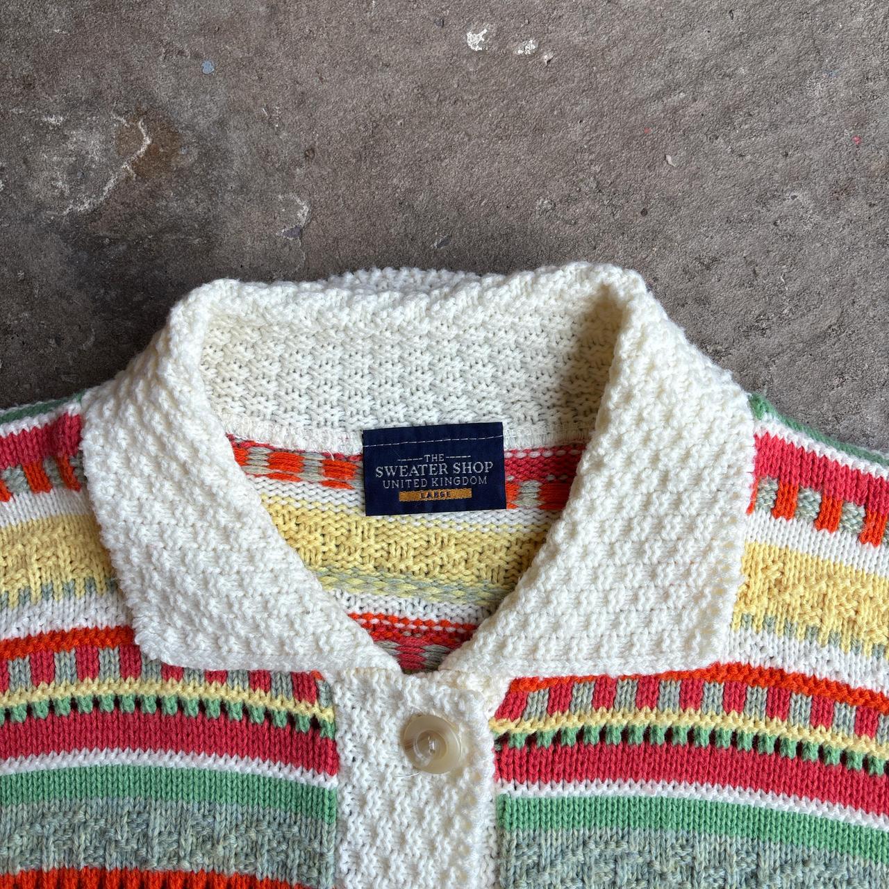 Multi Coloured Knitted Cardigan
