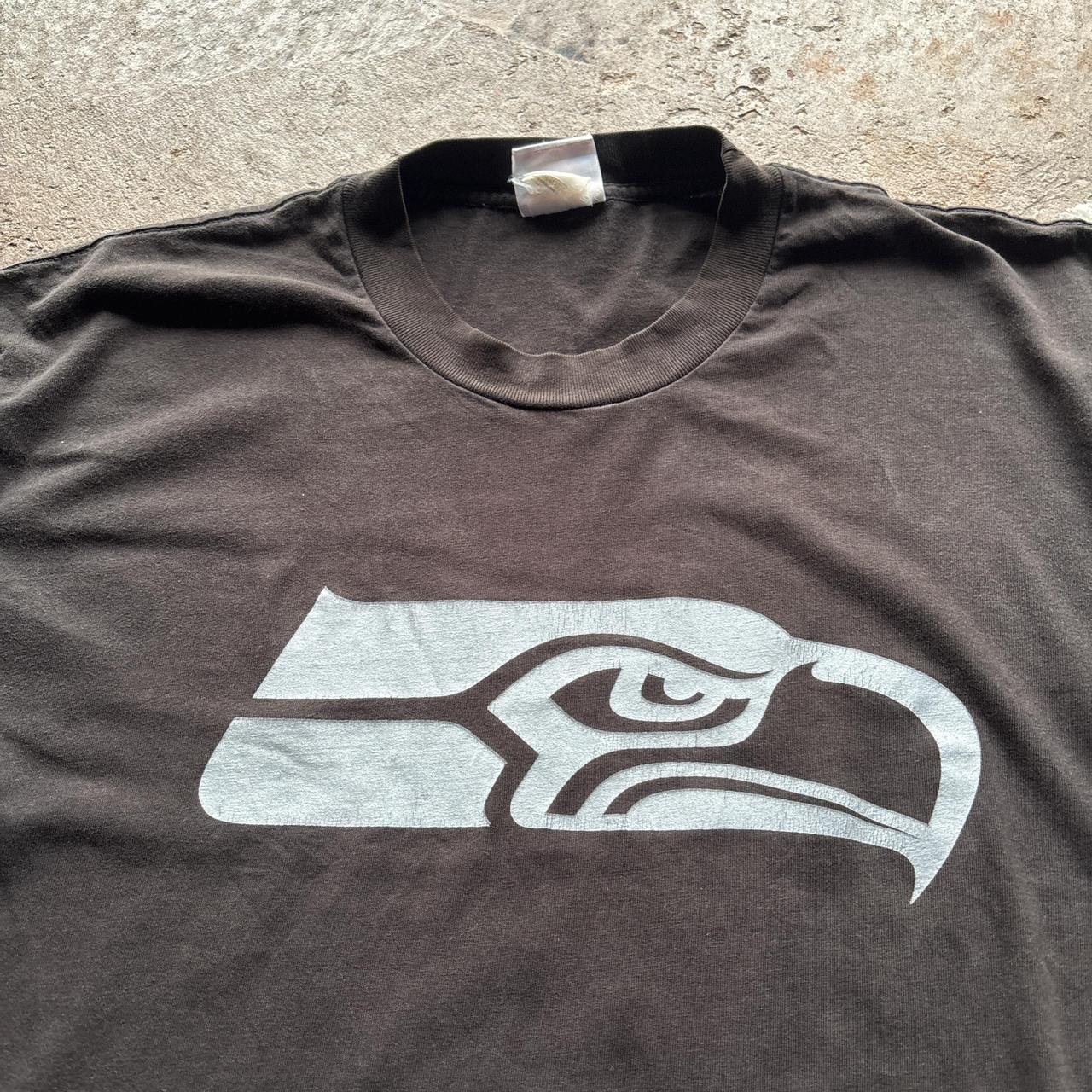 Vintage Black Seattle Seahawks NFL t-shirt - XL